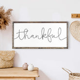 thankful wood sign hoekstra decor wholesale wood signs